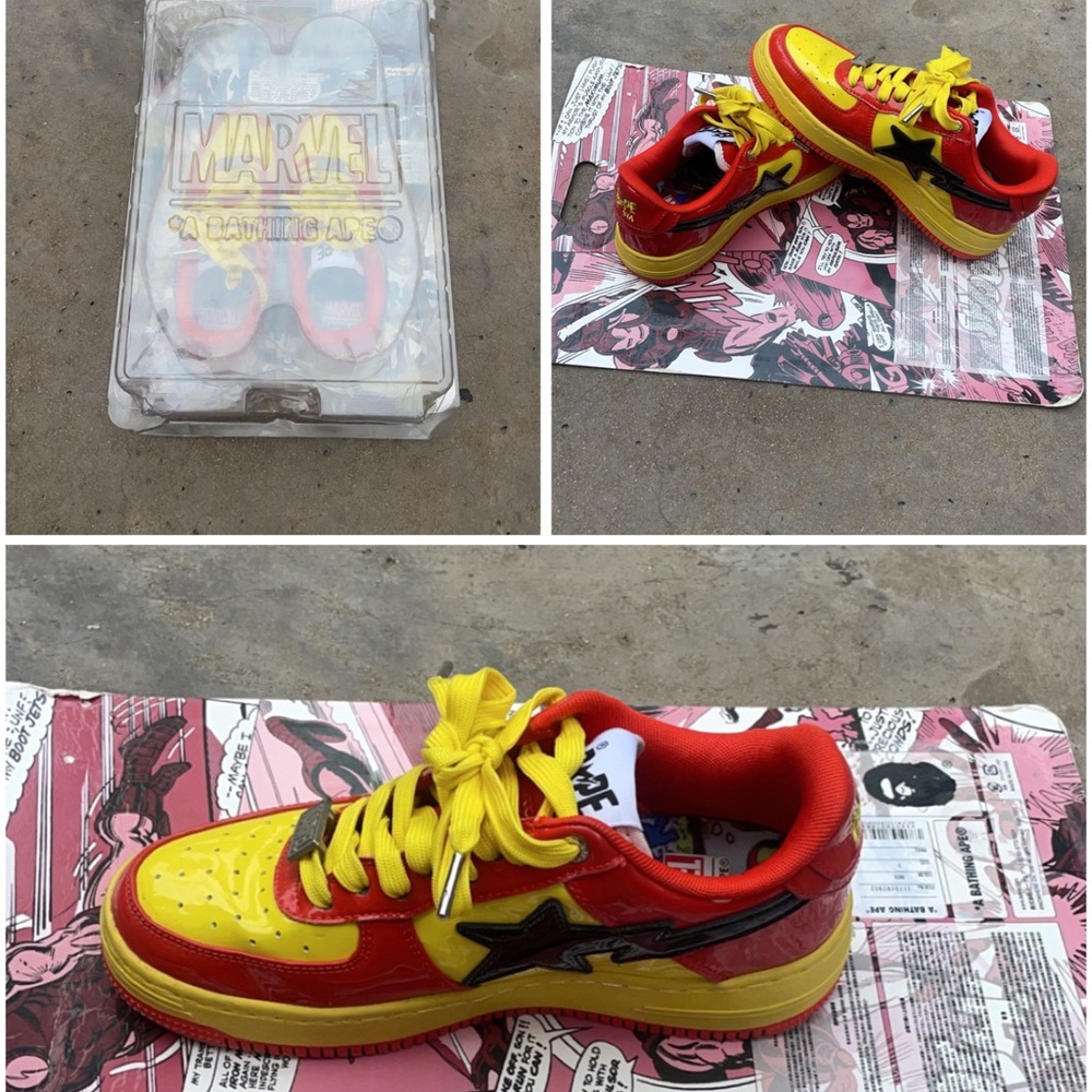 Iron Man Marvel Bapesta Collab
